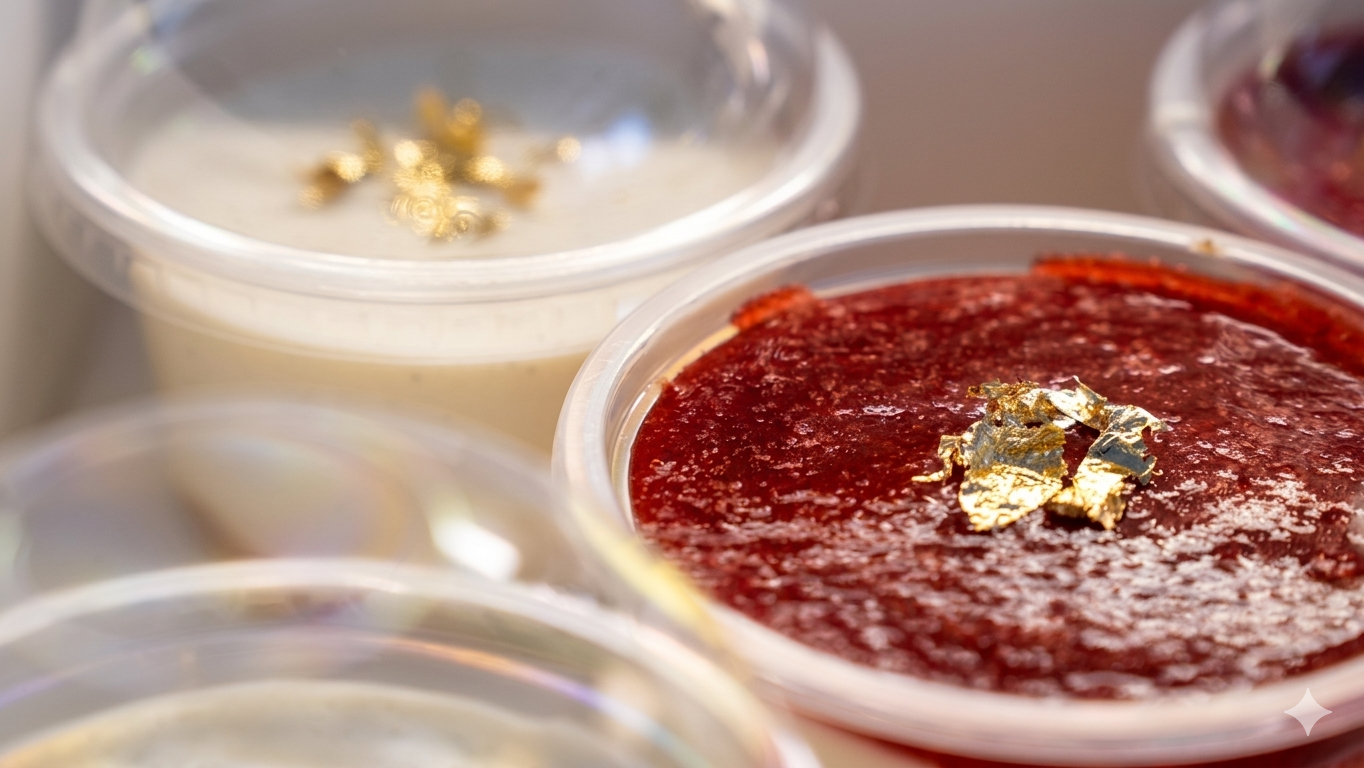 24k Gold Strawberry Cheesecake Minis (8pcs)